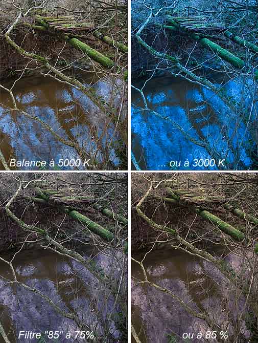 essais de correction avec "filtre 85"